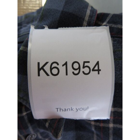 VINTAGE Gap Shirt Medium Button Down Plaid Pocket Classic Heritage * - Picture 11 of 11